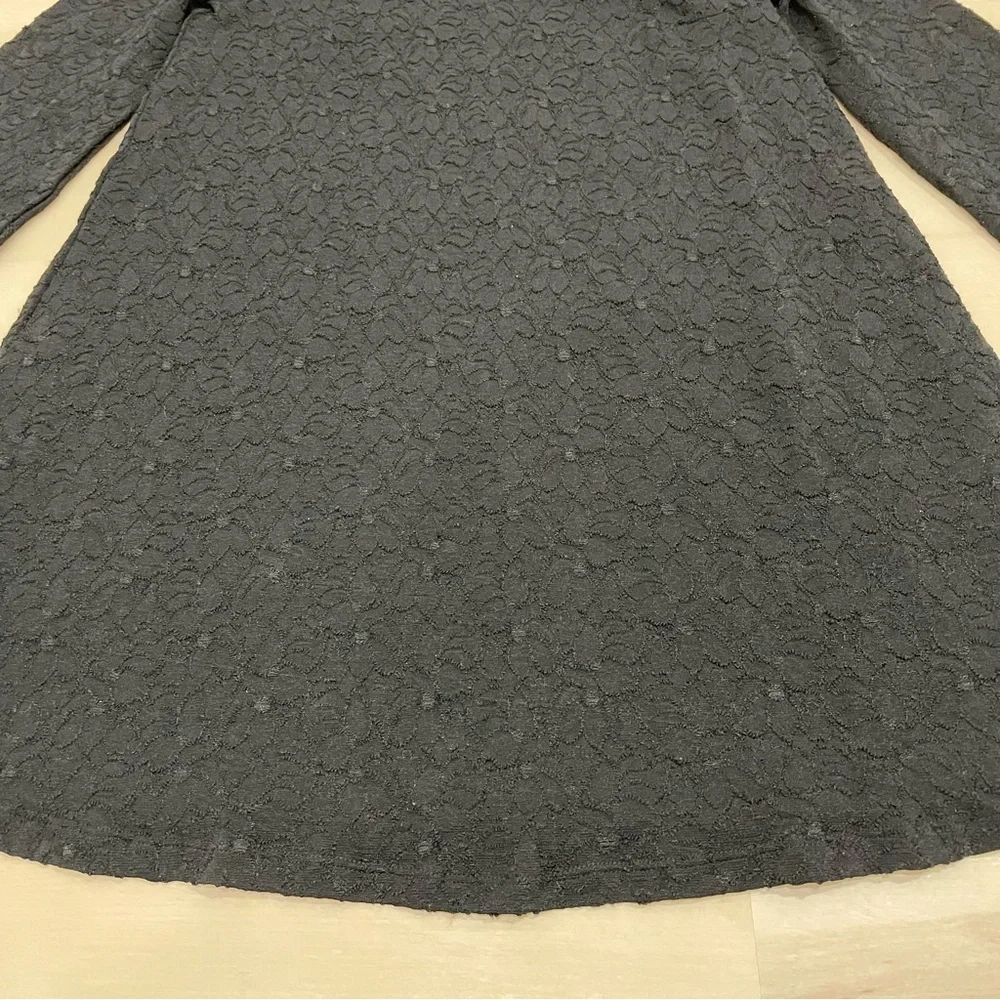Neiman Marcus Women's XS Little Black Dress Lace Longsleeve Lined - Picture 3 of 14